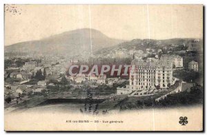 Old Postcard Aix Les Bains Vue Generale