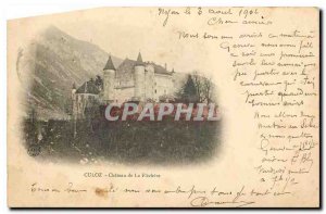 Old Postcard Culoz Chateau Fletcher