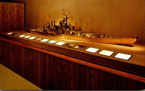 Missouri Independence Harry S Truman Library and Museum Model Of Battleship U...