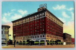 Front of Hotel Rowe Grand Rapids Michigan~Vintage Postcard