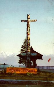 Canada Vancouver Stanlry Park Prospect Point Indian Totem Pole 1959