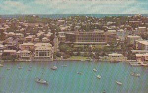 Bermuda Aerial View The Bermudian Hotel On Hamilton Harbour 1964