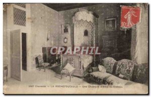 La Rochefoucauld Old Postcard A room d & # 39amis the castle