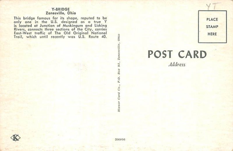 Y-Bridge Zanesville, Ohio OH