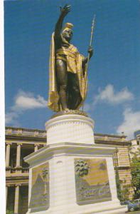 Hawaii Honolulu King Kamehameha Statue