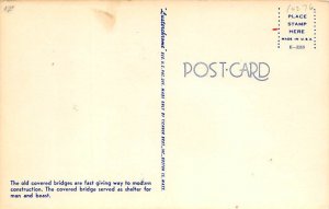 Old Covered Bridge Postcard