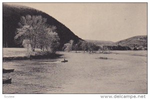 Kent School Crew On The Housatonic (Lake), KENT, Connecticut, 1900-1910s