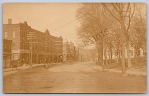 K36/ Lubbock Texas RPPC Postcard c1910 Young Millinery Stores 214