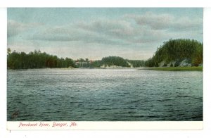 ME - Bangor. The Penobscot River ca 1904
