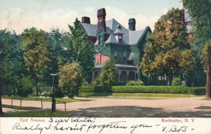 Mansion - Home - Residence on East Avenue, Rochester, New York - DPO 1907 - UDB