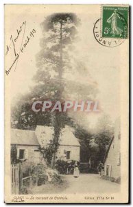 Postcard Old Clecy The turning point Cantepie