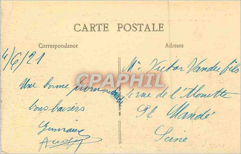 Old Postcard Savoy Lake Bouget railway line