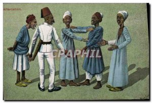 Old Postcard Orientalism altercation