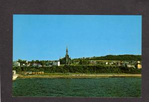 PQ Cap Chat Gaspe Nord Quebec Canada Carte :Postale Postcard CQ Gaspesie Church