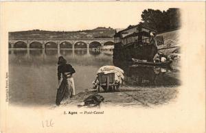 CPA AGEN - PONT-Canal (650735)