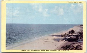 M-98217 Looking Dawn on Lauderdale Beach Fort Lauderdale Florida USA