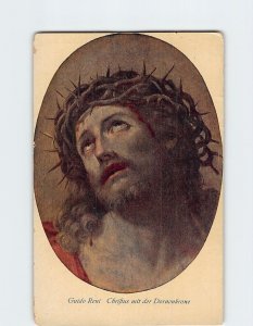 M-200721 Christ with the Crown of Thorns Painting by Guido Reni Art Print