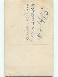 Old rppc MAN - MEN - MALE Possible Gay Interest Postcard AB1734