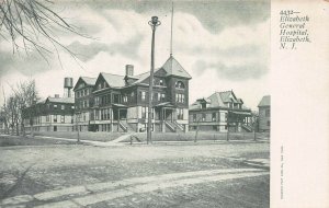 Elizabeth General Hospital, Elizabeth, New Jersey, Early Postcard, Unused