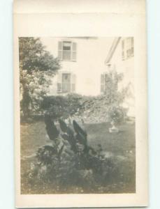 Old rppc BUILDING SCENE Architecture Postcard AB1236