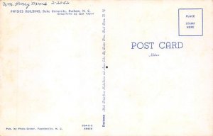 Physics Building, Duke University Durham, North Carolina NC