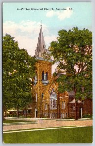 Anniston Alabama~Parker Memorial Church Bldg~Gothic Architecture~Vintage PC