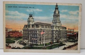 Indianapolis Indiana Court House Postcard B5