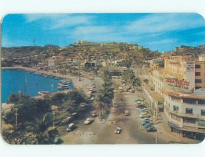 Pre-1980 OLD CARS & SHOPS ON STREET Acapulco MEXICO n1029