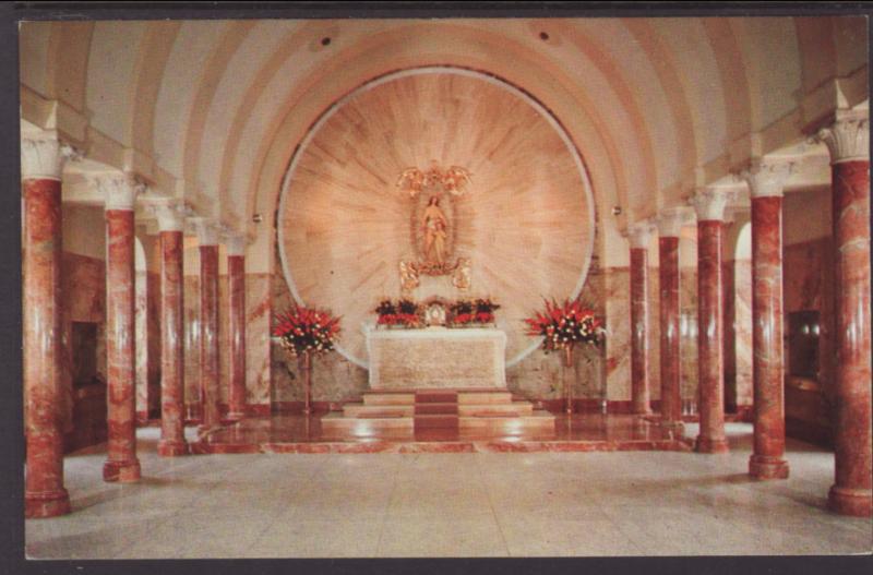 Interior,Holy Hill,Shrine of Mary,Near Richmond,WI Postcard