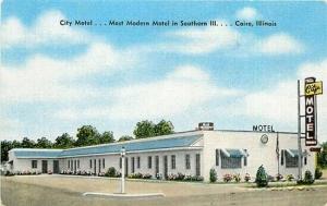 IL, Cairo, Illinois, City Motel, E.C. Kropp No. 27612