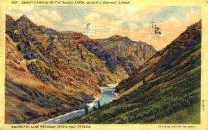 Grand Canyon of Snake River - Idaho ID