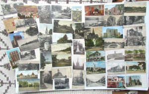 NEW JERSEY lot of 50 ANTIQUE & VINTAGE POSTCARDS NJ