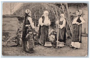 Bulgaria Postcard Women Wearing Traditional Schumen Costume c1940's