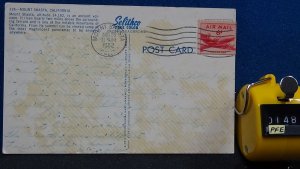 STD Vintage Mount Shasta California Posted 1952