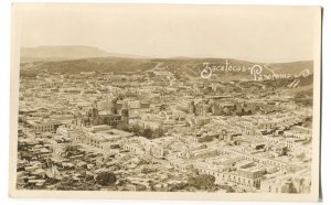 RPPC Postcard Panorama Zacatecas Mexico