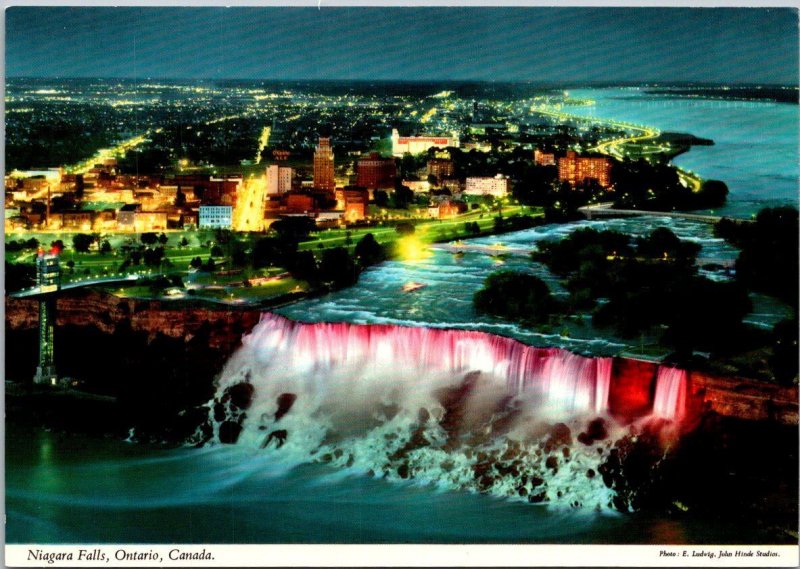 Canada Niagara Falls Illuminated