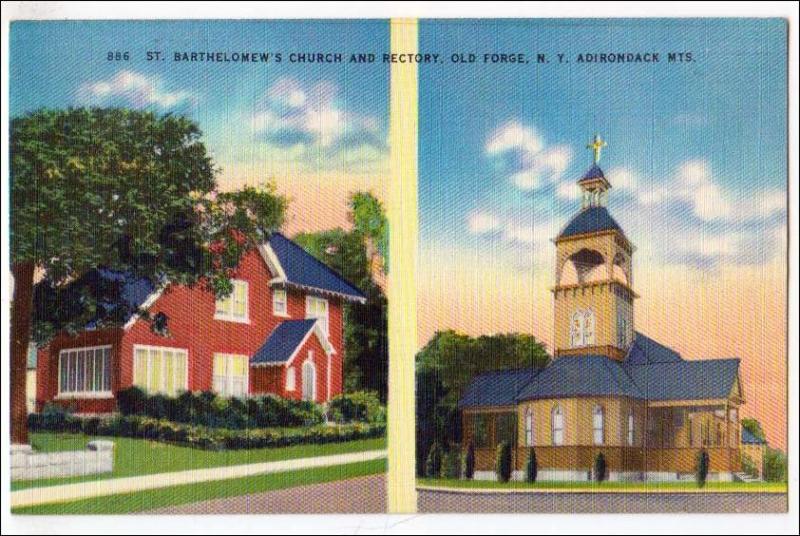 St Barthelomew's Church & Rectory, Old Forge NY