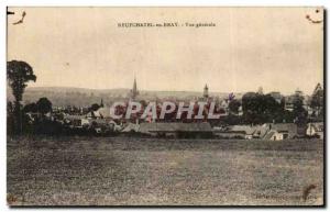 Old Postcard Neufchatel en Bray Vue Generale