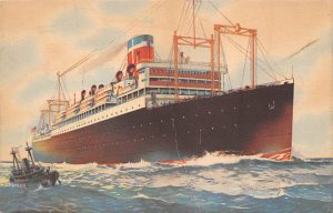 SS President Roosevelt United States Line Unused 