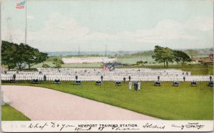 Newport Training Station Rhode Island c1908 Enrique Muller FL 300 Postcard F31