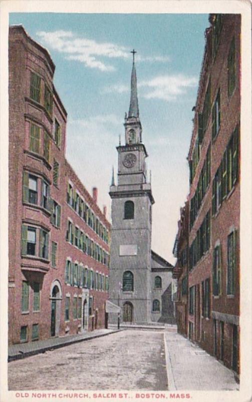 Massachusetts Boston Old North Church Salem Street