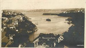 1926 AUSTRALIA NSW Mosman Bay postcard 8556