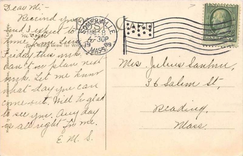 12598  MA Cambridge 1908    The Washington Elm