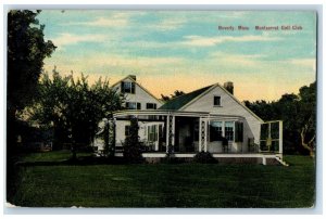 1919 Montserrat Golf Club Outdoor Beverly Massachusetts Vintage Antique Postcard 