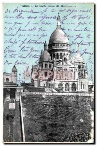 Old Postcard Paris The Sacre Coeur of Montmartre