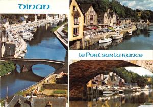 BT9440 Dinan vieille maisons du port ship bateaux       France