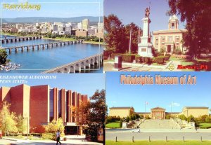 PENNSYLVANIA: Lot of (4) Modern View Picture Postcards (Continental 4X6)