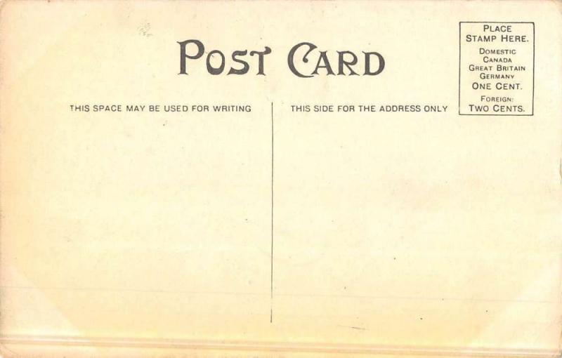 Niles Michigan Post Office Street View Antique Postcard K49806