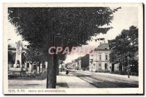 Old Postcard Kehl Party Beim Kriegerdenkmal