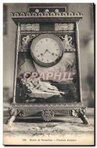 Postcard Old Clock Museum Versailles Empire clock